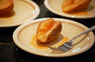 Grillowane gruszki z miodem
