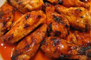 Skrzydełka barbecue z grilla