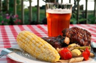 Grillowane żeberka w piwie