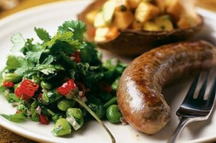 Kiełbasa biała z grilla
