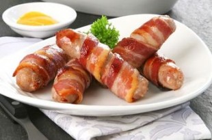 grillowane białe kiełbaski